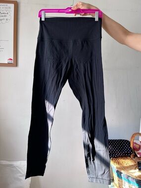 Lululemon black leggings size 8